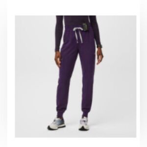 Figs Women’s Purple Jam High Waisted Relaxed Jogger Scrub Pants